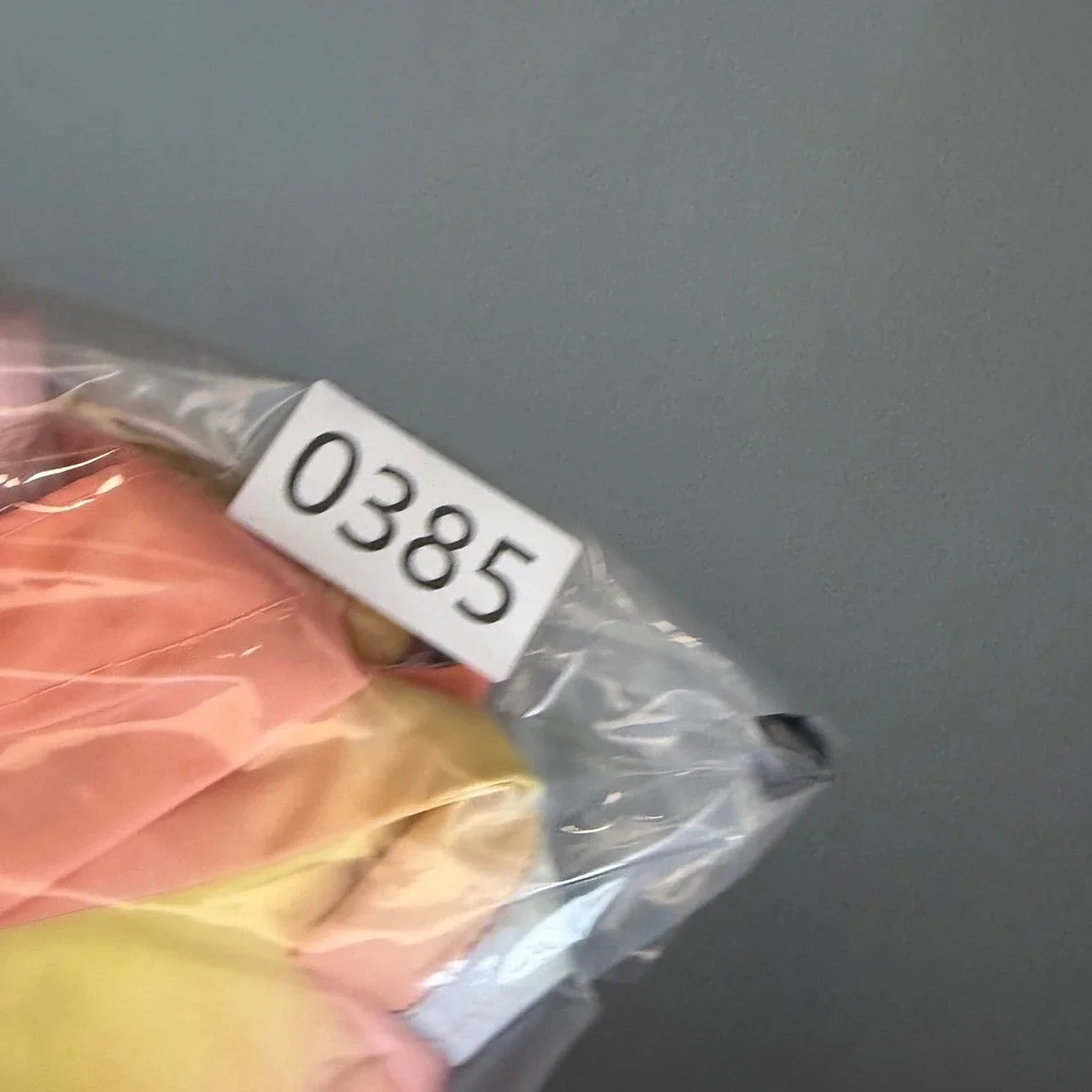 Gap Kids Girls Pastel Ombre Half Zip Hooded Windbreaker Jacket Pink Yellow 0385